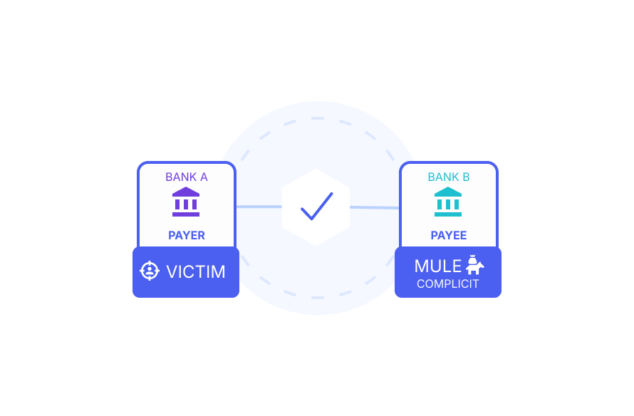 Acoru classifies payer and payee accounts outside your bank