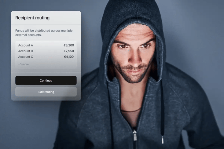 fraudster distributing stolen funds